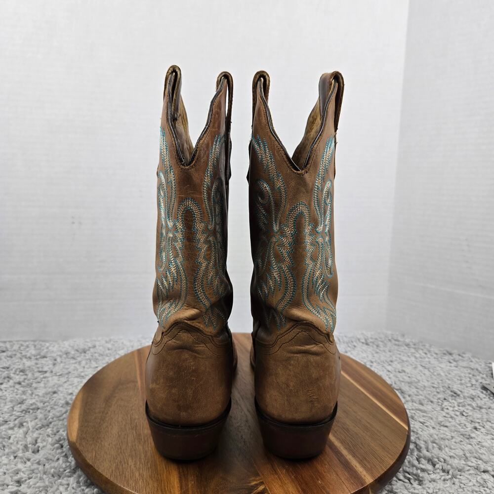 Nocona Boots Womens 10B Bluebonnet Old West Tan Casual Western Fashion Cowgirl - Picture 6 of 16